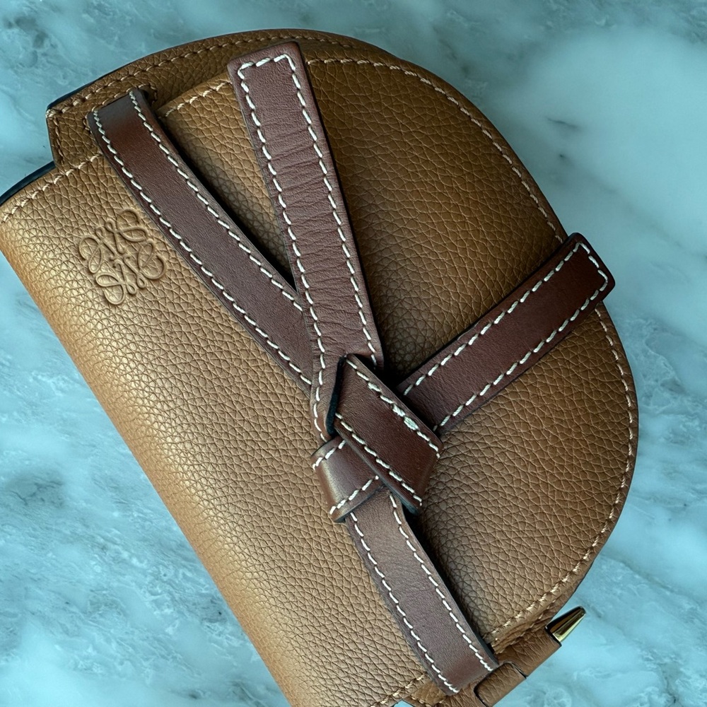 Loewe Mini Gate Leather Crossbody Bag - Picture 3 of 6